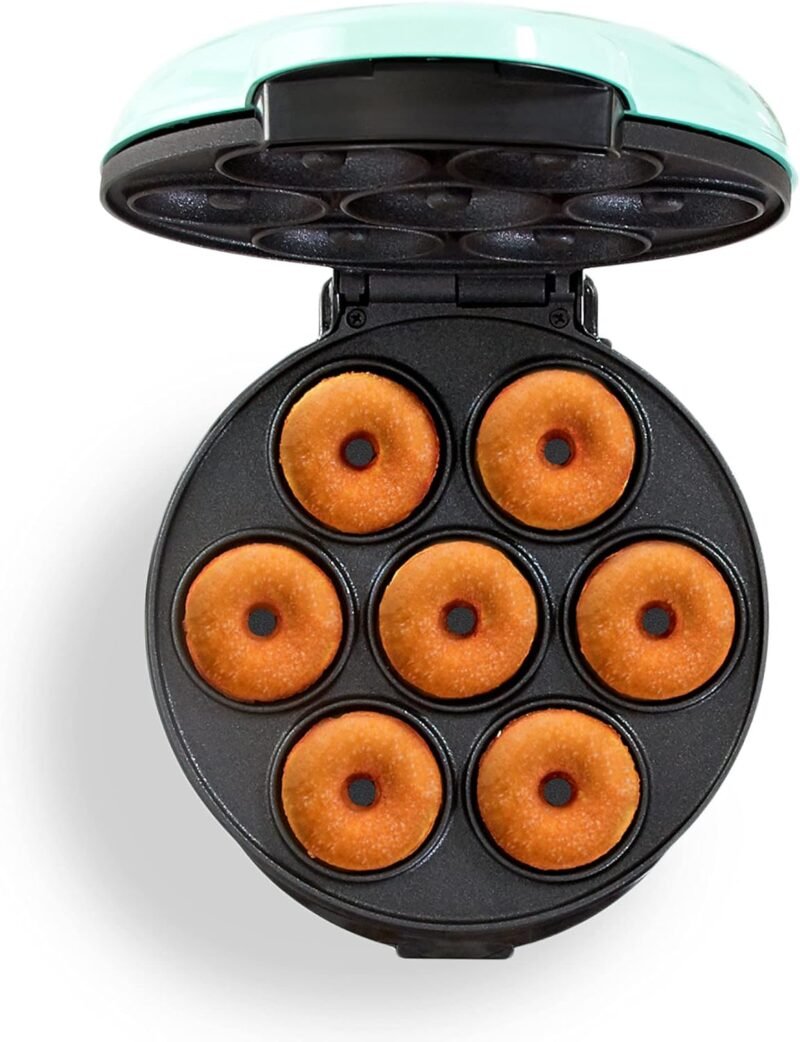 TK Express Mini Donut Maker – Makes 7 Donuts, Non-Stick