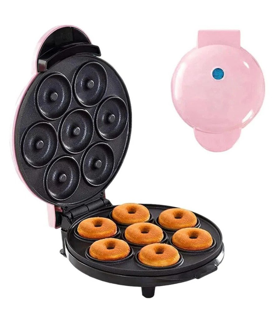 TK Express Mini Donut Maker – Makes 7 Donuts, Non-Stick