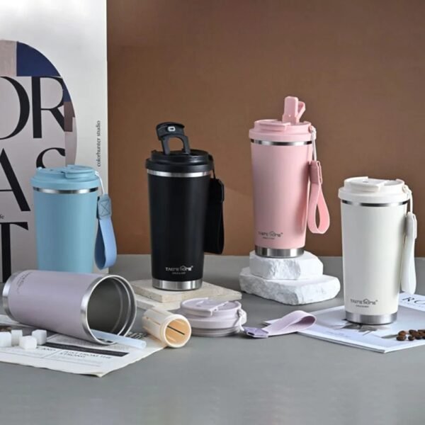 TK Multi-Function Vacuum Mug – Dual Drinking Options, Insulated Hot & Cold Mug