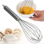 TK Stainless Steel Whisk – Kitchen Egg Beater for Baking & Cooking