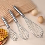 TK Stainless Steel Whisk – Kitchen Egg Beater for Baking & Cooking