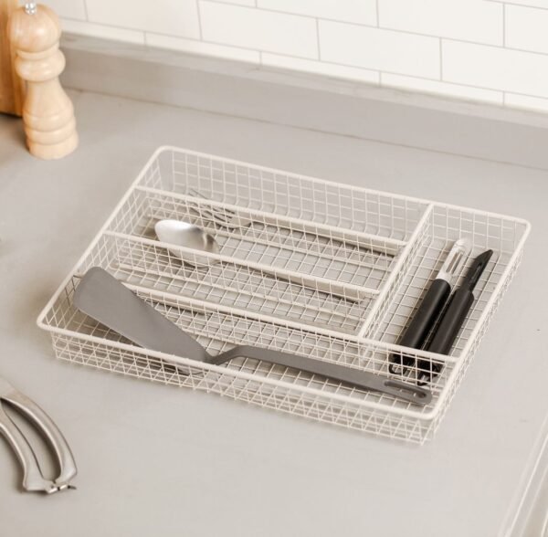 TK Multipurpose Metal Organizer – Desk, Home & Cutlery Storage