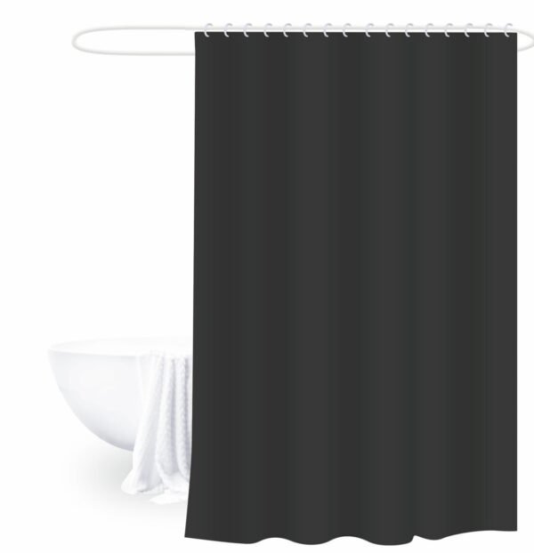 TK Plain Bathroom Shower Curtain – Minimalist Style
