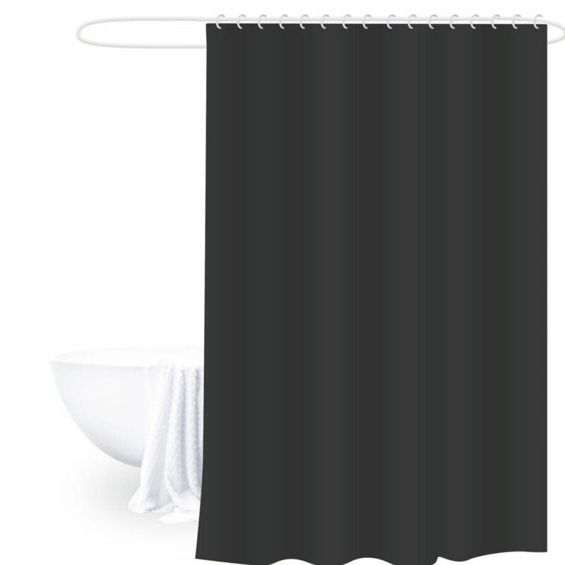 TK Plain Bathroom Shower Curtain – Minimalist Style