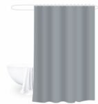 TK Plain Bathroom Shower Curtain – Minimalist Style