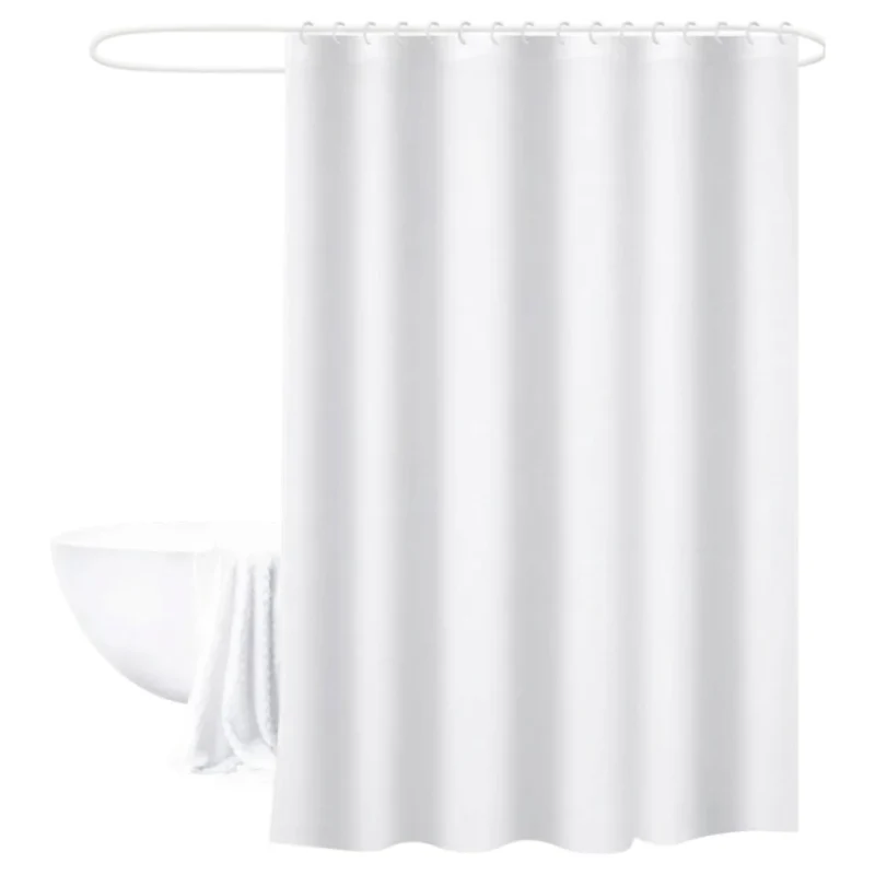 TK Plain Bathroom Shower Curtain – Minimalist Style