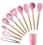 TK 12 Piece Silicone Utensil Set – Non-Stick, Hangable Kitchen Cooking Tools