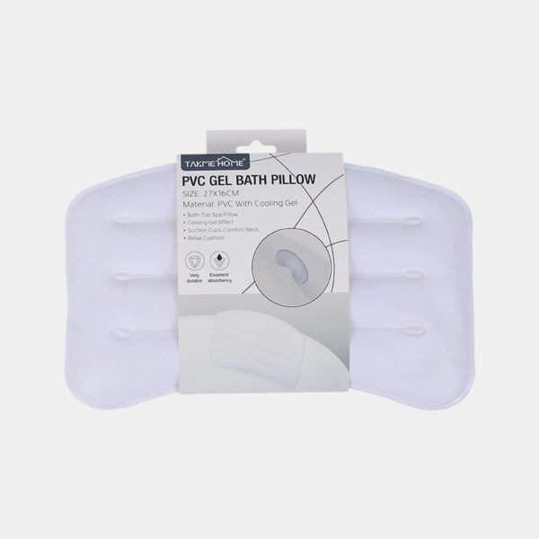 TK PVC Gel Bath Pillow – Soft & Comfortable Neck Support