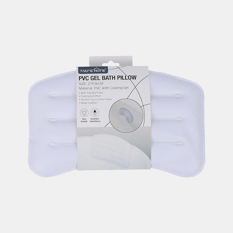 TK PVC Gel Bath Pillow – Soft & Comfortable Neck Support
