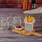 Stainless Steel Round Chip & Frying Basket – Serving Basket