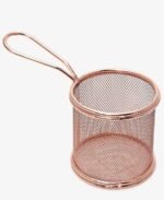 Stainless Steel Round Chip & Frying Basket – Serving Basket