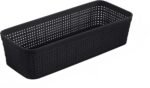 TK 10-Piece Plastic Woven Storage Basket Set