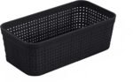TK 10-Piece Plastic Woven Storage Basket Set