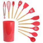 TK 12 Piece Silicone Utensil Set – Non-Stick, Hangable Kitchen Cooking Tools