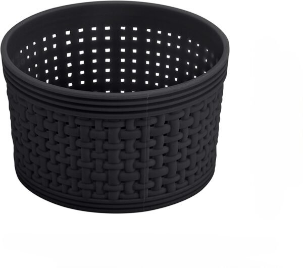 TK 10-Piece Plastic Woven Storage Basket Set