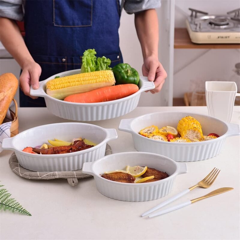 Ceramic Baking Dish – Oven & Microwave Safe