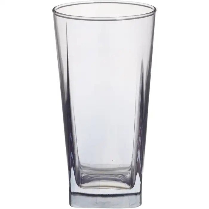 6-Piece Square Bottom Water Glass Set