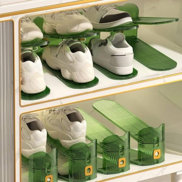 Adjustable Shoe Slot Organizer – Space Saving Shoe Holder