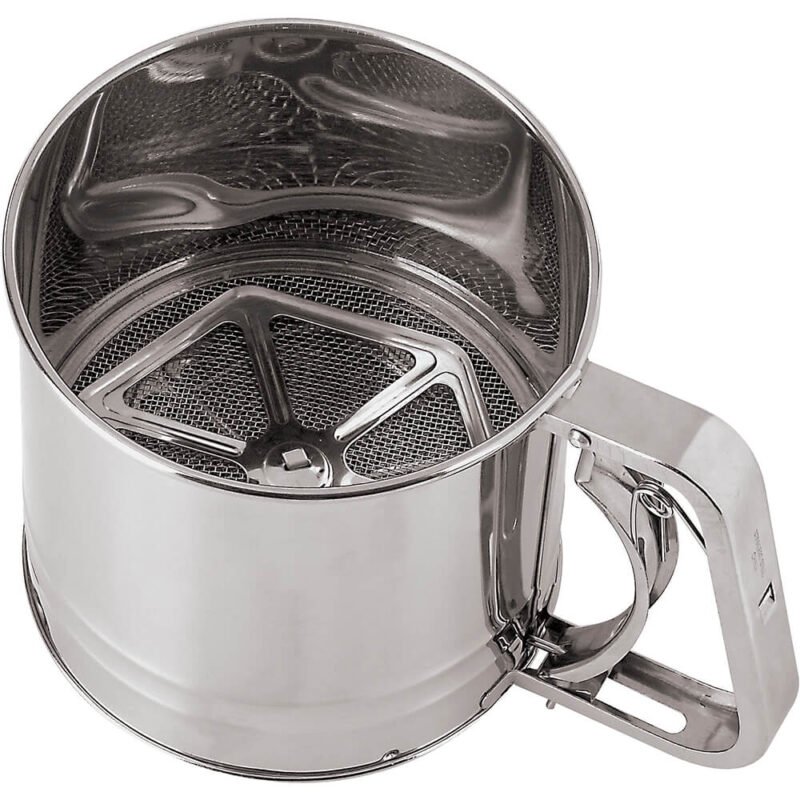 Stainless Steel Flour Sifter – Handheld Baking Tool