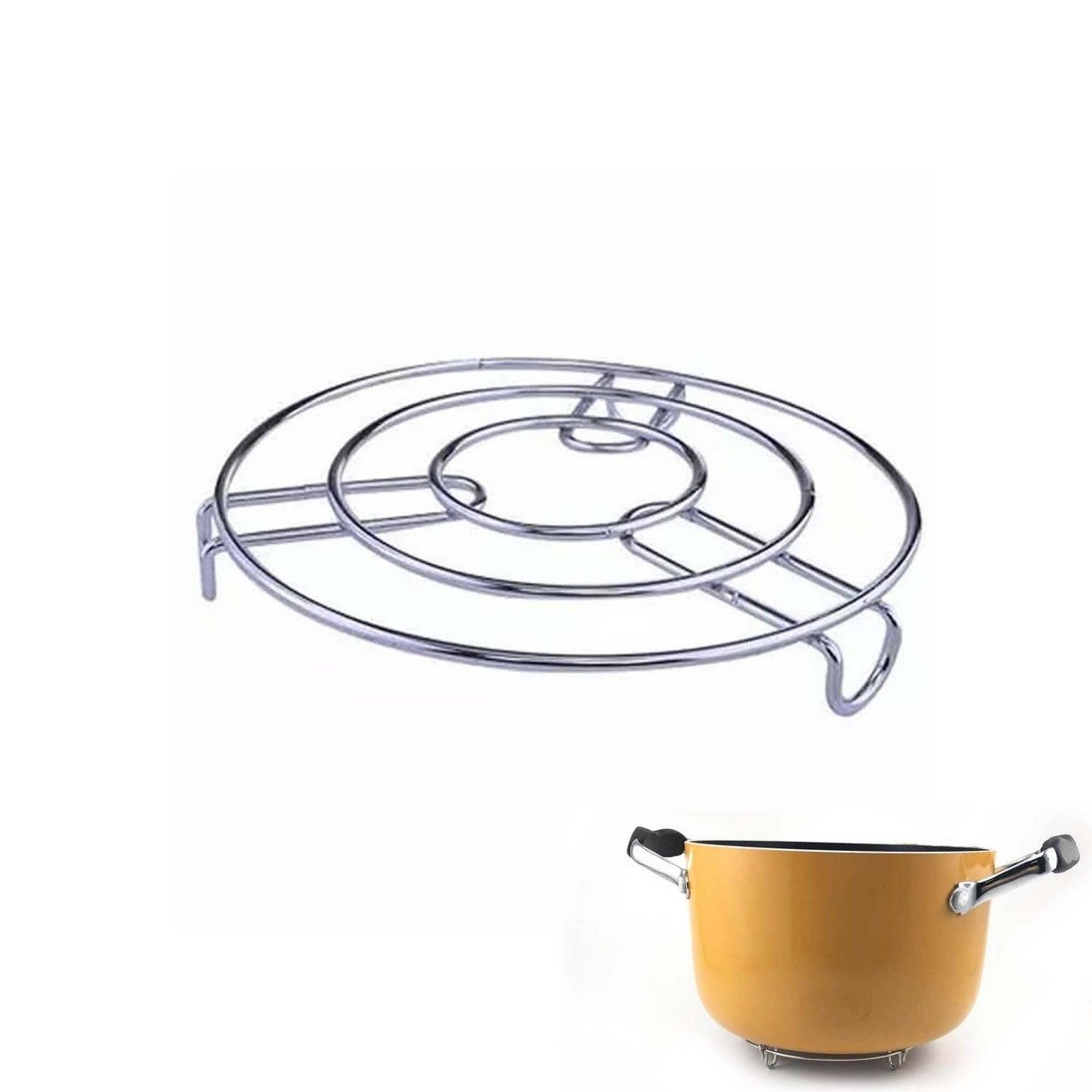 TK Stainless Steel Trivet – Heat-Resistant Kitchen Stand