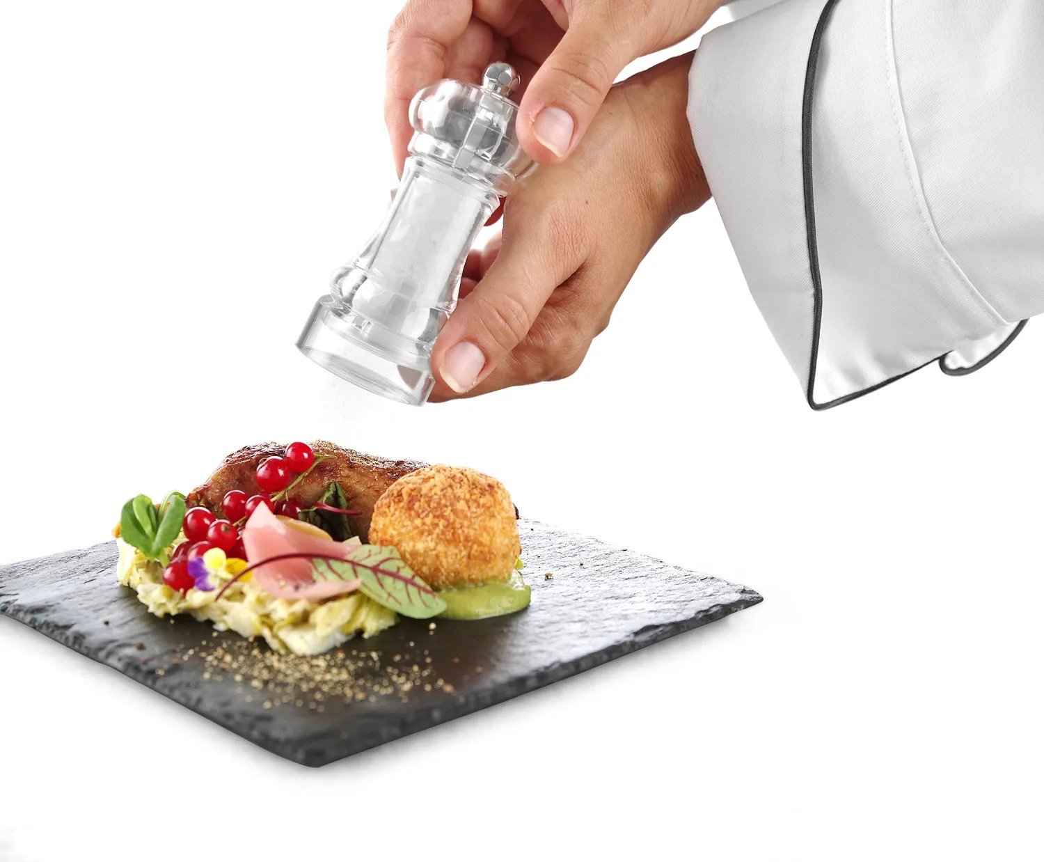 TK Sleek Acrylic Salt & Pepper Mill – Stylish Kitchen Grinder