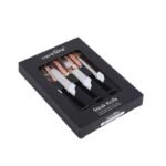 TK 4-Piece Steak Knife Set – Stainless Steel Blades with Soft-Touch Handle