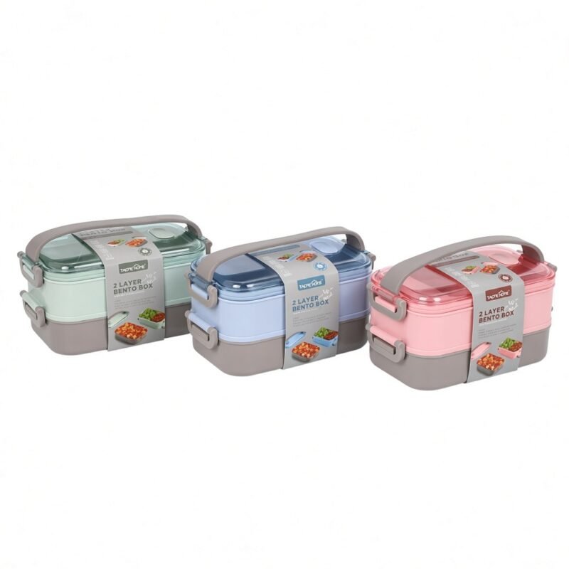 TK 2 Layer Portable Bento Lunch Box