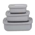 TK Set of 3 Prep Lunch Boxes – Leakproof & Stackable