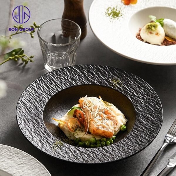TK Stoneridge Ceramic Bowl & Square Plate Collection