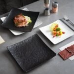 TK Stoneridge Ceramic Bowl & Square Plate Collection