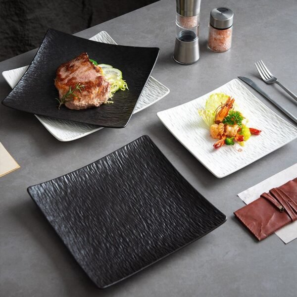 TK Stoneridge Ceramic Bowl & Square Plate Collection