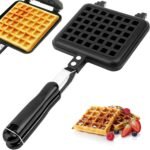 Non-Stick Aluminum Alloy Waffle Pan – Square Breakfast Pan