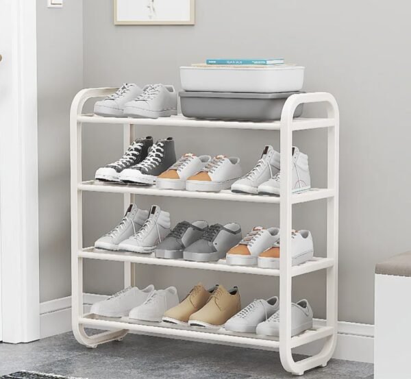 Nordic 4 Tier Shoe Rack – Multipurpose Storage Organizer