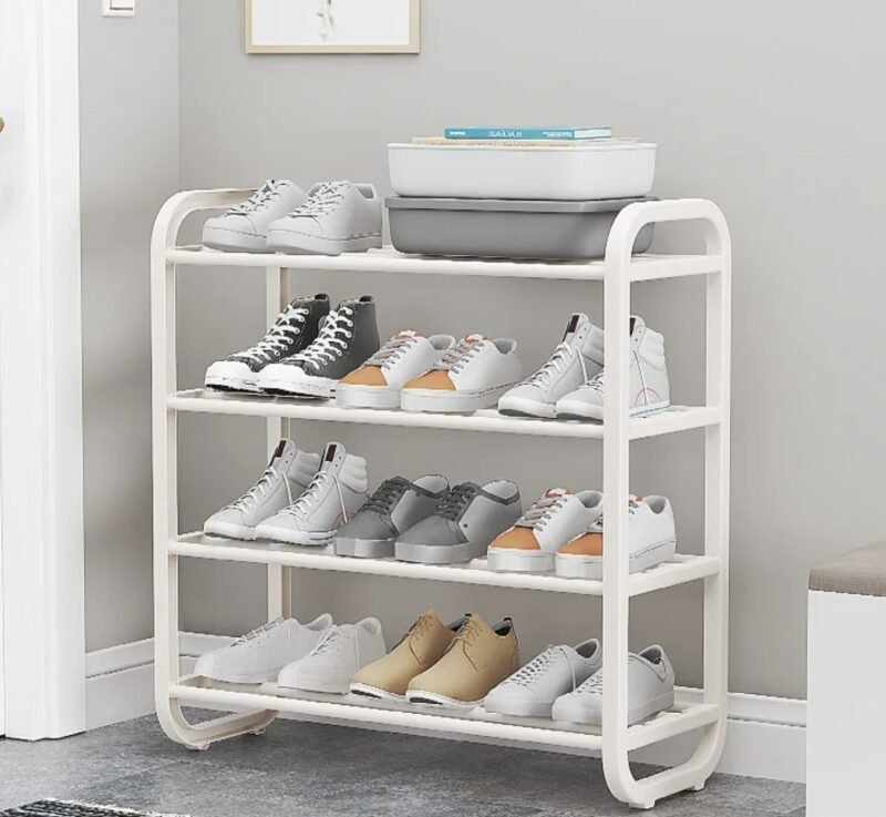 Nordic 4 Tier Shoe Rack – Multipurpose Storage Organizer