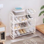 Nordic 4 Tier Shoe Rack – Multipurpose Storage Organizer