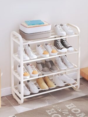 Nordic 4 Tier Shoe Rack – Multipurpose Storage Organizer