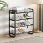Nordic 4 Tier Shoe Rack – Multipurpose Storage Organizer
