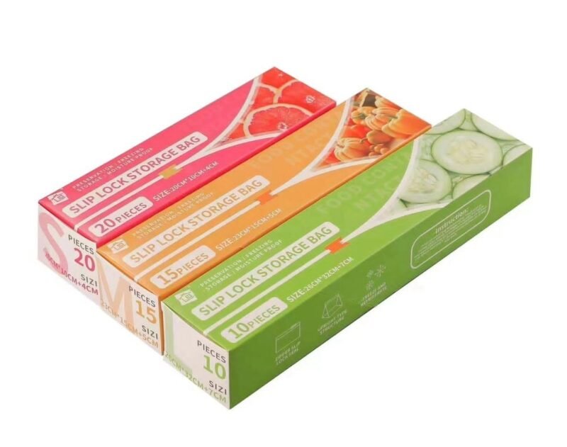 Multi-Piece Zip Lock Bags – Reusable Food Storage & Freezer Bags