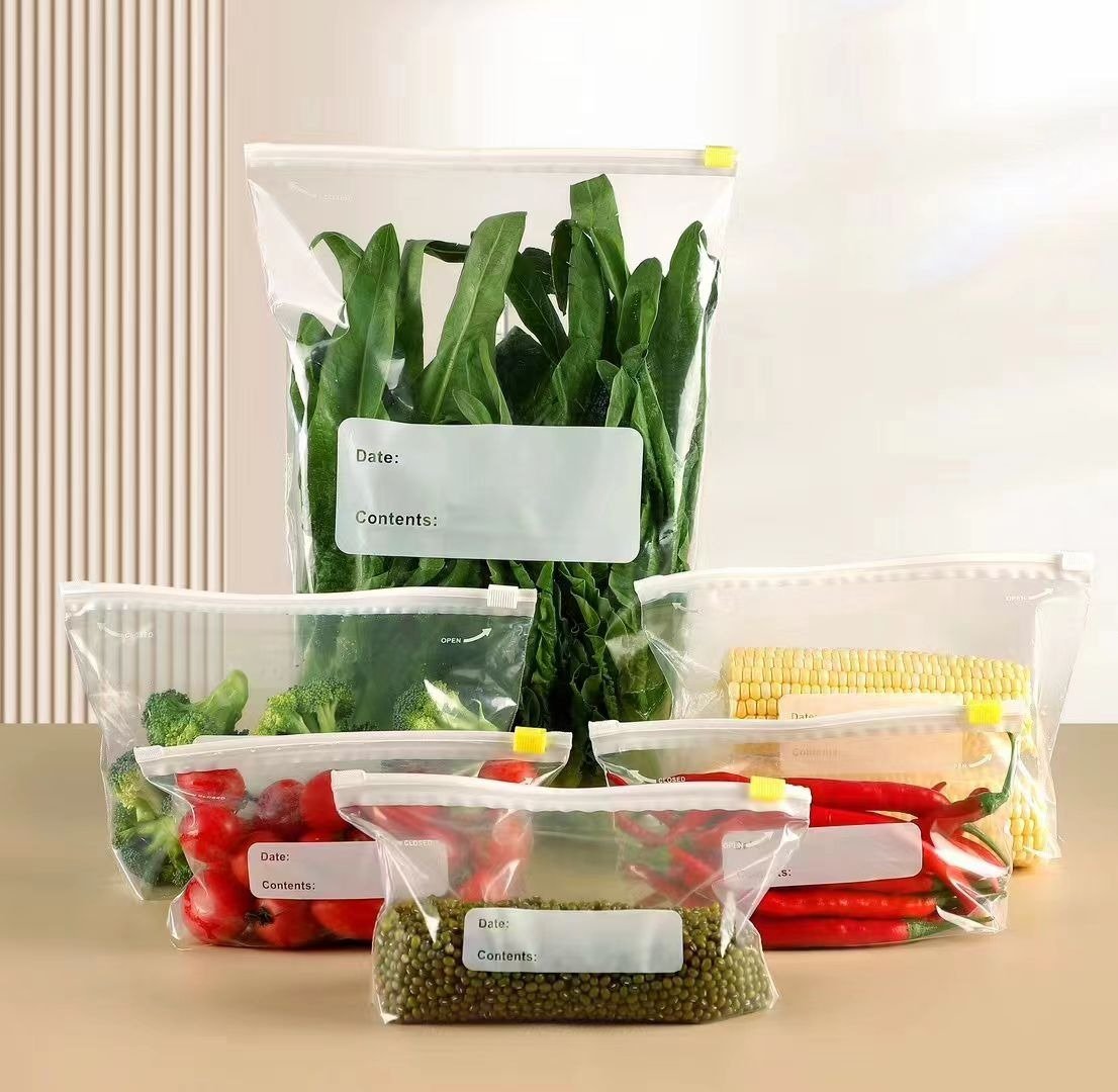 Multi-Piece Zip Lock Bags – Reusable Food Storage & Freezer Bags