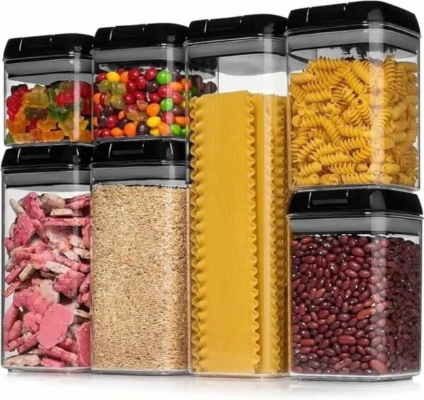 7-Piece Airtight BPA-Free Food Storage Container Set