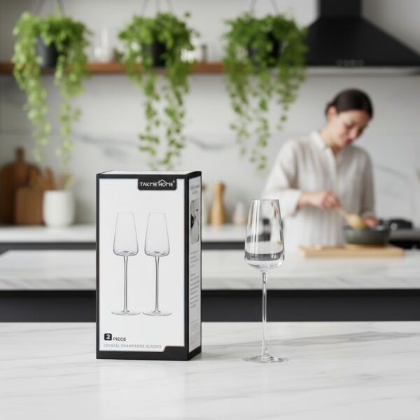 TK Premium Crystal Champagne Glass – Luxury Flute