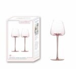 TK Sakura Pink Slatted Rim Wine Glass