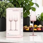 TK Slanted Rim Champagne Flutes – Set of 2 Crystal Glassware