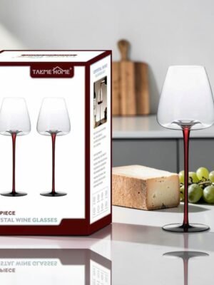 TK Refined Crystal Wine Glass – Set of 2 Modern Design