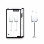 TK Slanted Rim Champagne Flutes – Set of 2 Crystal Glassware