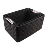 TK Woven Storage Baskets – Stackable Set