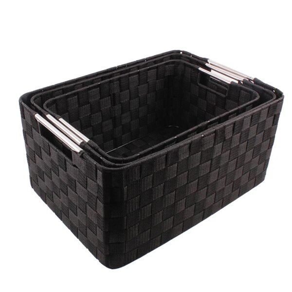 TK Woven Storage Baskets – Stackable Set