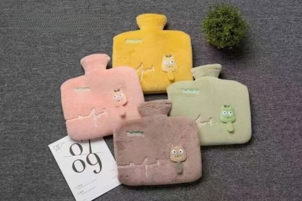 TK Plush Thermal Hot Water Bottle 1.5L Embroidered