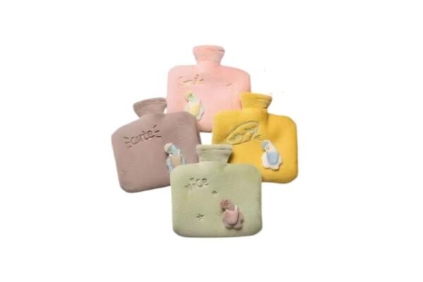 Plush Hot Water Bottle 1.5L Cute Embroidered