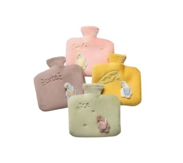 Plush Hot Water Bottle 1.5L Cute Embroidered